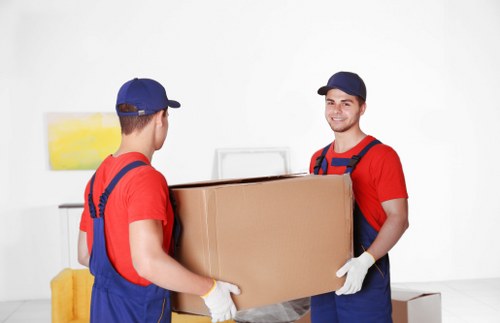 House removalists helping with a family move in Enfield