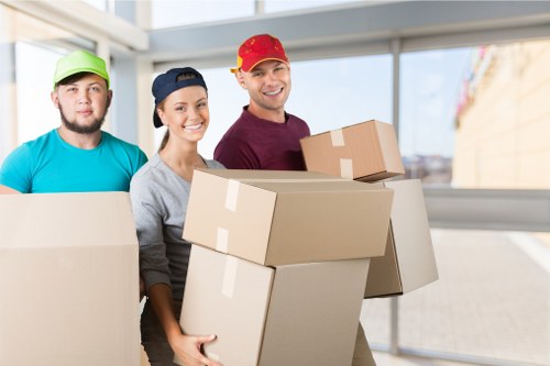 Office removal team planning a move in Enfield