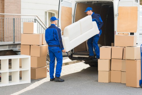 Man with van service supporting a local move in Enfield
