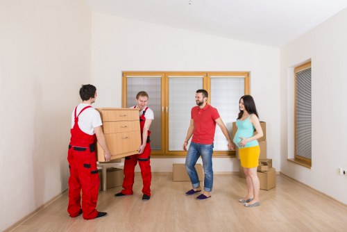 Local Enfield van service handling furniture move
