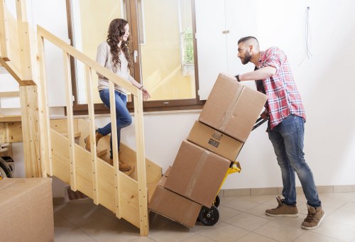 Furniture protection and moving preparation for an Enfield relocation