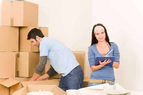 Professional furniture collection team working in Enfield