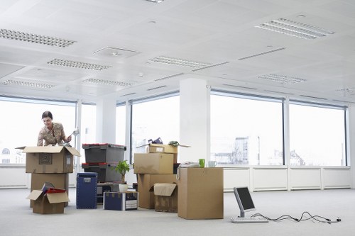 Local movers transporting business equipment in Enfield