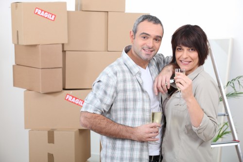 Packing and furniture protection for a home move in Enfield