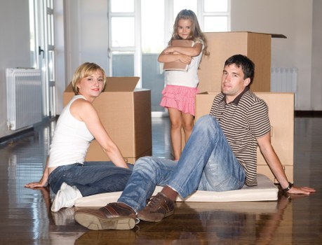 Man with a van handling furniture loading with care